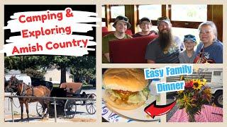 Copy-Cat Subway Family Dinner || Exploring Amish Country || Camping On A Budget