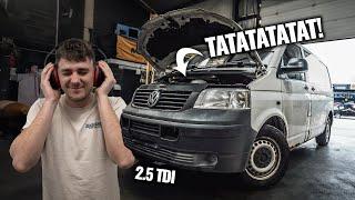 LOUD Knocking Noise!! What's Wrong With This 2.5 Tdi Transporter?? 