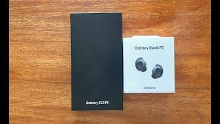 Samsung Galaxy S23 FE (free Galaxy Buds) - Unboxing with Camera and Gaming Experience Review