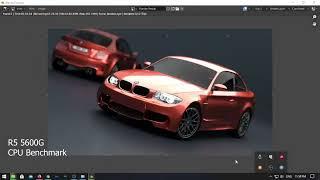 AMD Ryzen 5 5600G vs Intel i5 11500 Blender 3D Benchmark BMW Rendering