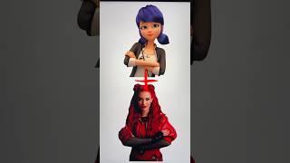 Miraculous + Red Descendants #disney #art #transformation #mixing