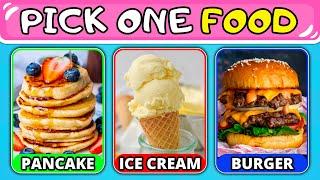 Pick One, Kick Two - FOOD Edition! 