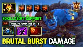 WTF 20KILLS SOFT SUPPORT Ogre Magi With Multicast Midas Rich Item 100% Show no Mercy 7.37c DotA 2