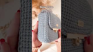 Bolsa de Crochê Luxo | Bolsa de Crochê Feita com Fio Náutico #crochet #bolsadecroche #bag #croche