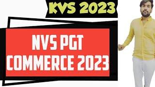 #NVS PGT COMMERCE 2023 PAPER /#NVS2023 Paper solution/#kvs2023