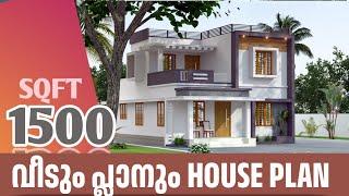 1504 sqft House Design and Plan | Modern House Design india | Haneed Anugrahas