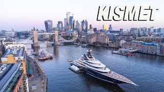 Luxury on the Thames: 122m Kismet Superyacht Iconic London Arrival