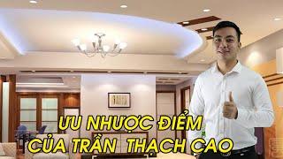 Ưu Nhược Điểm Của Trần Thạch Cao, Nên Trát Trần Khi Đóng Trần Thạch Cao Không ? | Xây Nhà Trọn Gói