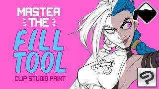 Clip Studio Paint Tutorial  Master the Fill Tool (Colour faster and better)