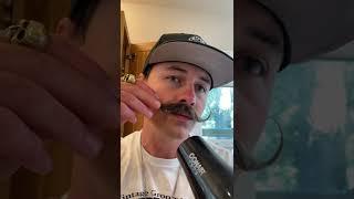 How To Style Your Mustache using Death Grip Extra Strong Extra Tacky Mustache Wax