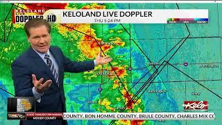 KELO (CBS - Sioux Falls, SD) Severe Weather Coverage (Thurs. 5/12/2022 - roughly 5:15-8:05 P.M.)