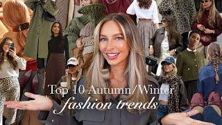 TOP 10 AUTUMN FASHION TRENDS 2024 - wearable trends for fall