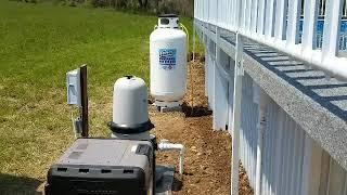 Cenco Heating Oil and Propane Pool Install!