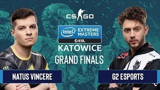 CS:GO - G2 Esports vs. Natus Vincere [Nuke] Map 1 - Grand Finals - IEM Katowice 2020