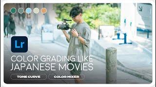 Color Grading like Japanese Movies | Airy Clean Look | Lightroom Tutorial