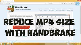 Reduce MP4 sizes with HandBrake