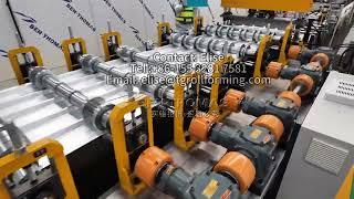 color steel roof panel roll forming line | steel color roof tile roll forming machinery