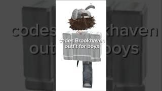 Codes Brookhaven outfit for boys #roblox #robloxedit #brookhaven