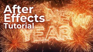 Happy New Year After Effects Template Tutorial | New Year Text Animation Official Video
