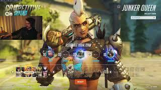 Overwatch 2 Rank 1 Tank Player GURU Tryhard & Intense JunkerQueen Gameplay