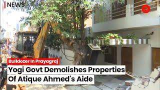 Yogi Govt Demolishes Properties Of Atique Ahmed’s Aide Jaffar In Prayagraj, Uttar Pradesh