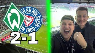 Burke ist wieder da !! / SV Werder Bremen 2-1 Holstein Kiel - Stadionvlog 