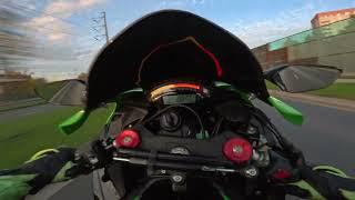 NAUKA JAZDY NA LITRZE - ZX10R IDZIE TO? 4k Pure Sound