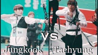 Jungkook vs Taehyung // SKILLS // Funny Differences Styles ! Part 1