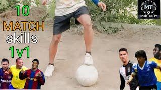 LEARN 10 EASY football To BEST Match skills TUTORIAL 