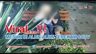 Viral....! Mesum di Alun-alun Bojonegoro Terekam CCTV