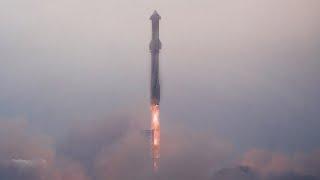 Blastoff! SpaceX Starship launches to space on 4th test flight, booster splashes down!