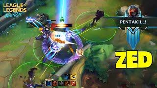 Wild Rift ZED Montage - Best ZED Plays | LoL Wild Rift Montage