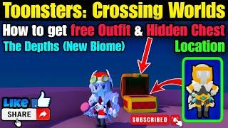 Free Outfit | Toonsters: Crossing Worlds | The Depths (New Biome) #rhodegamer #iosgameplay