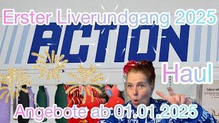 Action Haul  Wochenangebote ab 01.01.2025  ️ Frohes neues Jahr  Liverundgang ️ komm mit