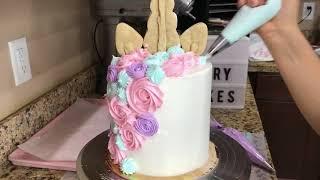 UNICORN CAKE TIMELAPSE | VERYCHERRYCAKESLLC