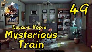 Escape Room Mysterious train Level 49 Walkthrough