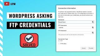 Fix WordPress needs to access your web server / Wordpress asking FTP Credentials (SOLVED)
