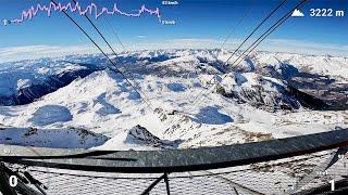 6561ft Skiing Descent - Aguille Rouge - Les Arcs -  longest black