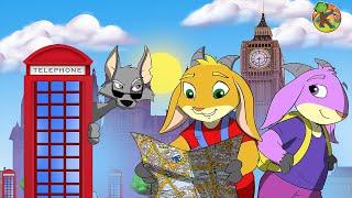 Wolf and Seven Little Goats - London City Adventure | KONDOSAN English Bedtime Stories for Kids