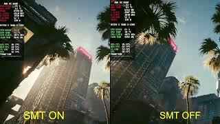 Cyberpunk 2077 2.0: Phantom Liberty | SMT On vs OFF | Ryzen 5 3600 | High CPU USAGE?