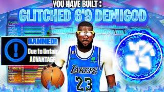 THIS GLITCHED 6'9 DEMIGOD BUILD IS DOMINATING NBA 2K23 CURRENT GEN! GAME BREAKING BEST BUILD 2K23!