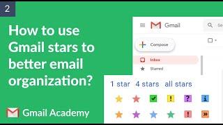 How to use Gmail stars to better email organization?