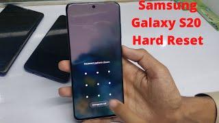 How To Hard Reset Samsung Galaxy S20 5G S20+ S20 Unlock Pattern Lock  Pin Lock | S20 Forgot Password