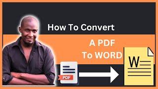 How To Convert PDF To Word