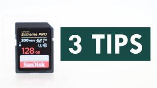 Sandisk Extreme Pro SDXC: unboxing and 3 tips before you buy