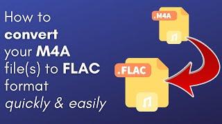 How to Convert your M4A file(s) to FLAC format for free (PC & Mac users)