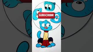 Which one is real face of Gumball Evolution Phases ?? #gumball #art #shorts #viral