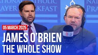 Why does JD Vance keep attacking us? | James O’Brien - The Whole Show