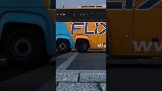 Scania Touring Suspension Test | ETS 2 Bus Mod #shortvideo #gaming #bus