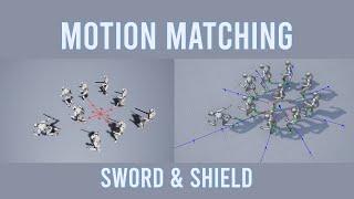 Unreal Engine 5 - Motion Matching for Sword and Shield Locomotion  - Action RPG #134